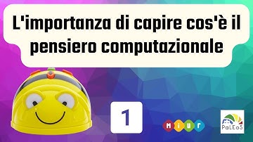 1 L’importanza di capire cos’è il pensiero computazionale