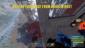 Defend Your Base from Raids in Rust #rust #hightlight