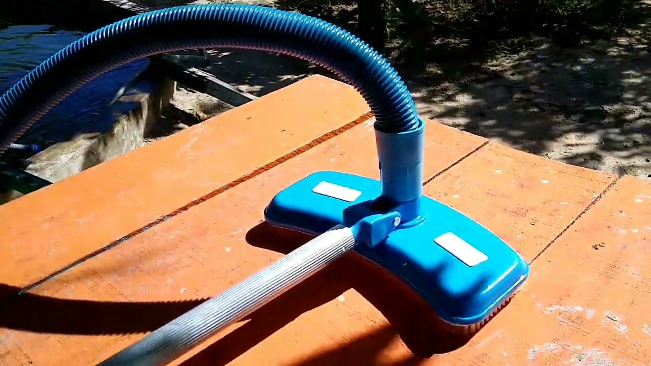 Limpeza de tanque de tilápia com aspirador de piscina!