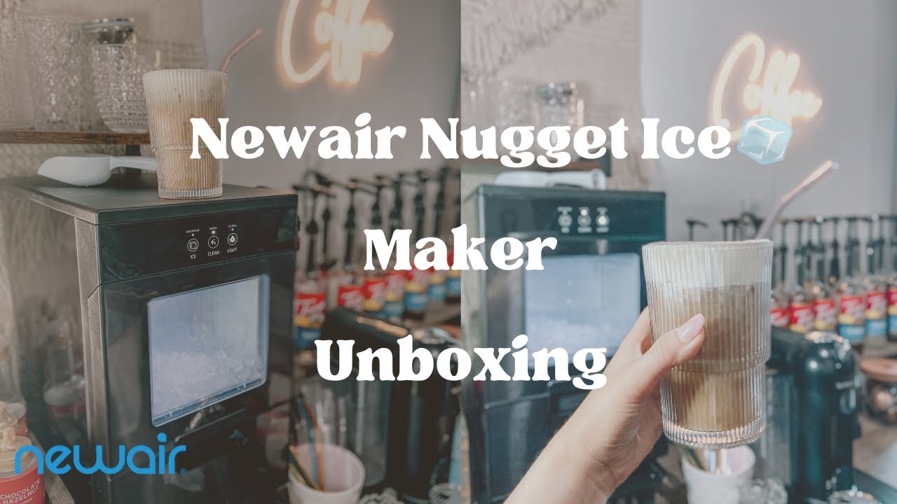 NewAir NIM044BS00 Newair 44lb. Nugget Countertop Ice Maker with