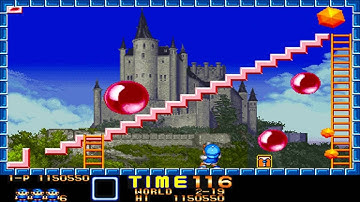 Super Pang (Tour Mode) 1990 Mitchell Mame Retro Arcade Game