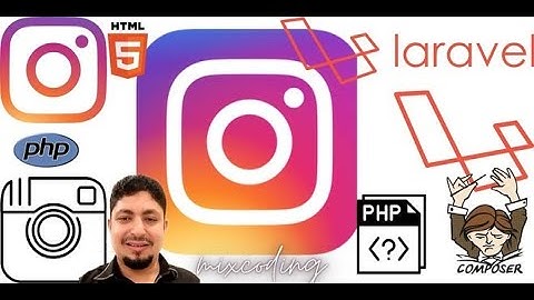 laravel & instagram || انشاء صفحة login and register واضافة العديد من التعديلات  #003