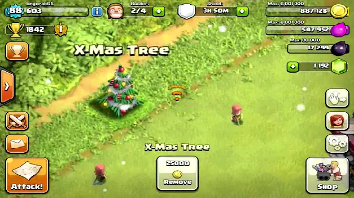 ✅Clash Of Clans: Removing X-mas Tree (2019)