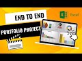 Excel Complete Dashboard ||  End to End Portfolio Project  2025