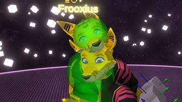 Testing dynamic bone character interactions in Neos VR