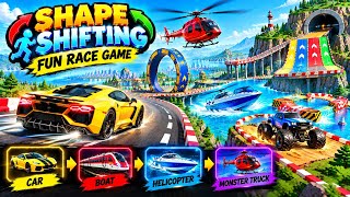 Shape Shifting Race Game 3d 😱 Android Part 86 screenshot 4