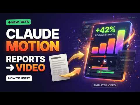 Claude Motion Explained – Turn Reports into Animated Videos