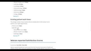 Facility Locator Health Wait Times & Patient Satisfaction Score Demo screenshot 4