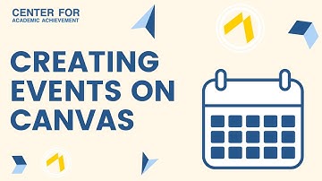 Creating events on the Canvas Calendar