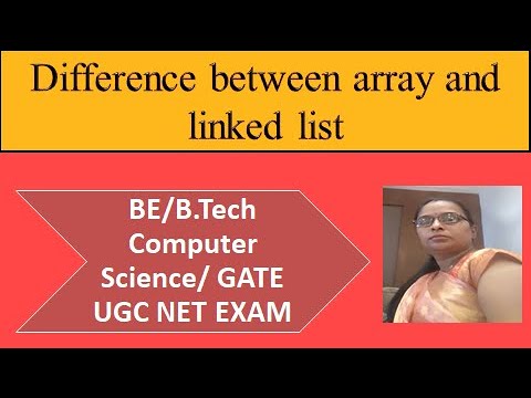 Difference between array and linked list #array#linklist#DataStructure# ...
