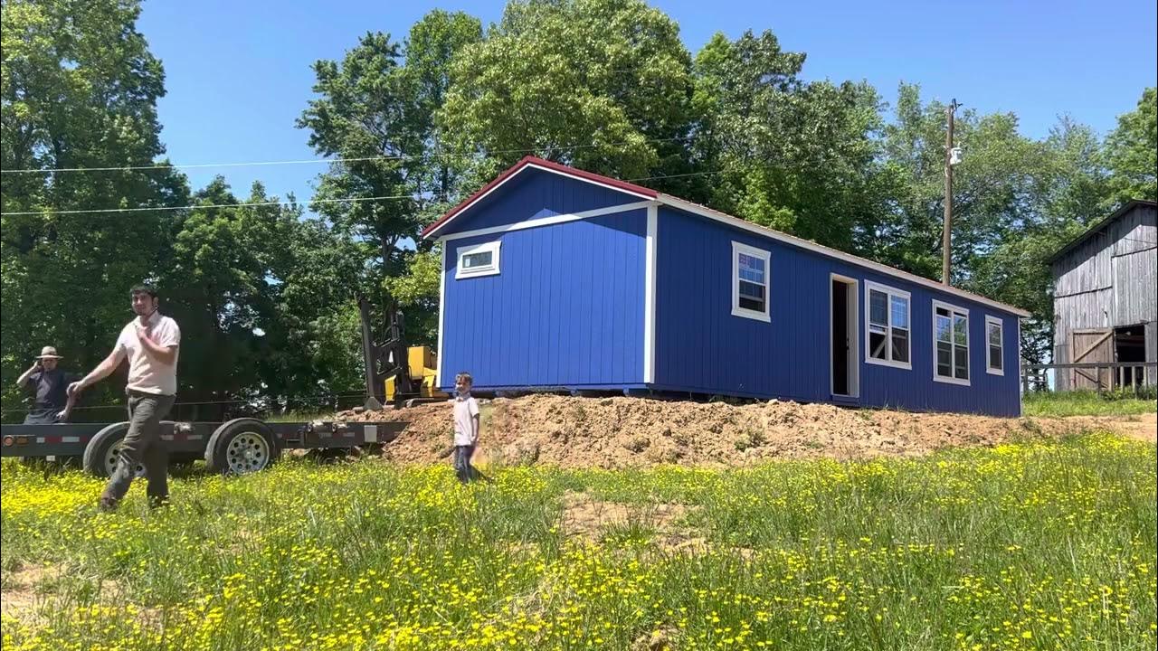 Shed to home. Final placement. YouTube