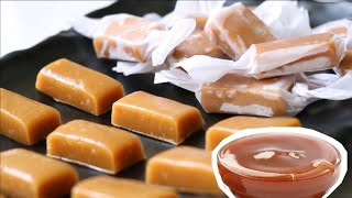 ب ٣ مكونات فقط حلوى لذيذه وسهله وسريعه التحضير توفي الكراميل  Soft Chewy Cream Caramels screenshot 5