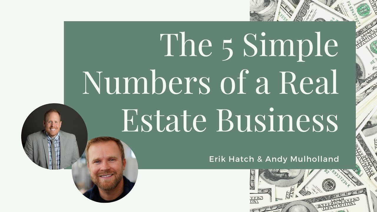 Webinar (recording) - The 5 Simple-Numbers in your Real Estate Business