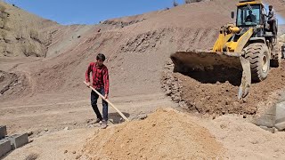 Rural style construction. Babak builds the bathroom and kitchen #rurallife