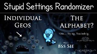 The Stupidest Hollow Knight Randomizer Yet