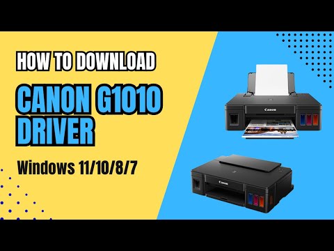 Canon G1010 Driver Download & Installation Guide