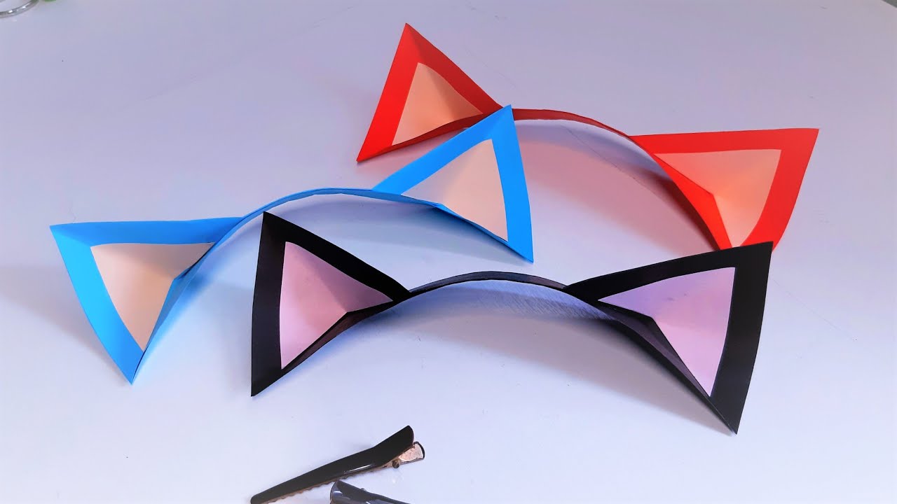 Топ-10 лучших поделок кошек оригами