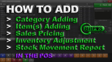 BitPOS BackOffice Tutorial: How to Add Category, Items, Sales Pricing, Inventory, Inventory Reports
