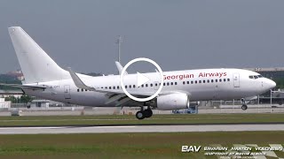 Boeing 737-700 - Georgian Airways 4L-GTI - landing at Munich Airport screenshot 5