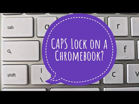 Видео: Как включить Caps Lock на моем Chromebook?