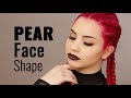How to contour a pear-shaped face?