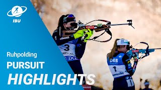 World Cup 23/24 Ruhpolding: Women Pursuit Highlights