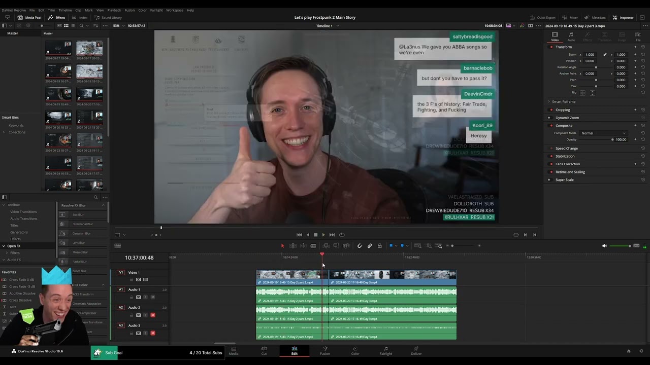 PLEBS: Editing Frostpunk 2 Main Story Playthrough for MoreLowko!