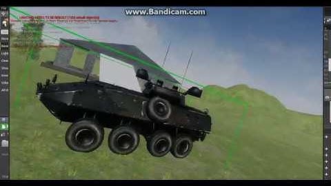 Lav-25  8-wheeled vehicle movement and basic wheels rotation