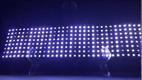 Flexible rgb 8*32 ws2812 sk6812 led matrix shinning stage decoration