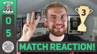 THREE IN A ROW CHAMPIONS! | KILLIE 0-5 CELTIC | MATCH REACTION!