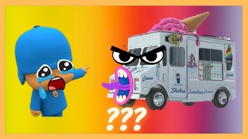 5 Pocoyo & Ice Cream Truck Go Away Sound Variations in 60 Seconds