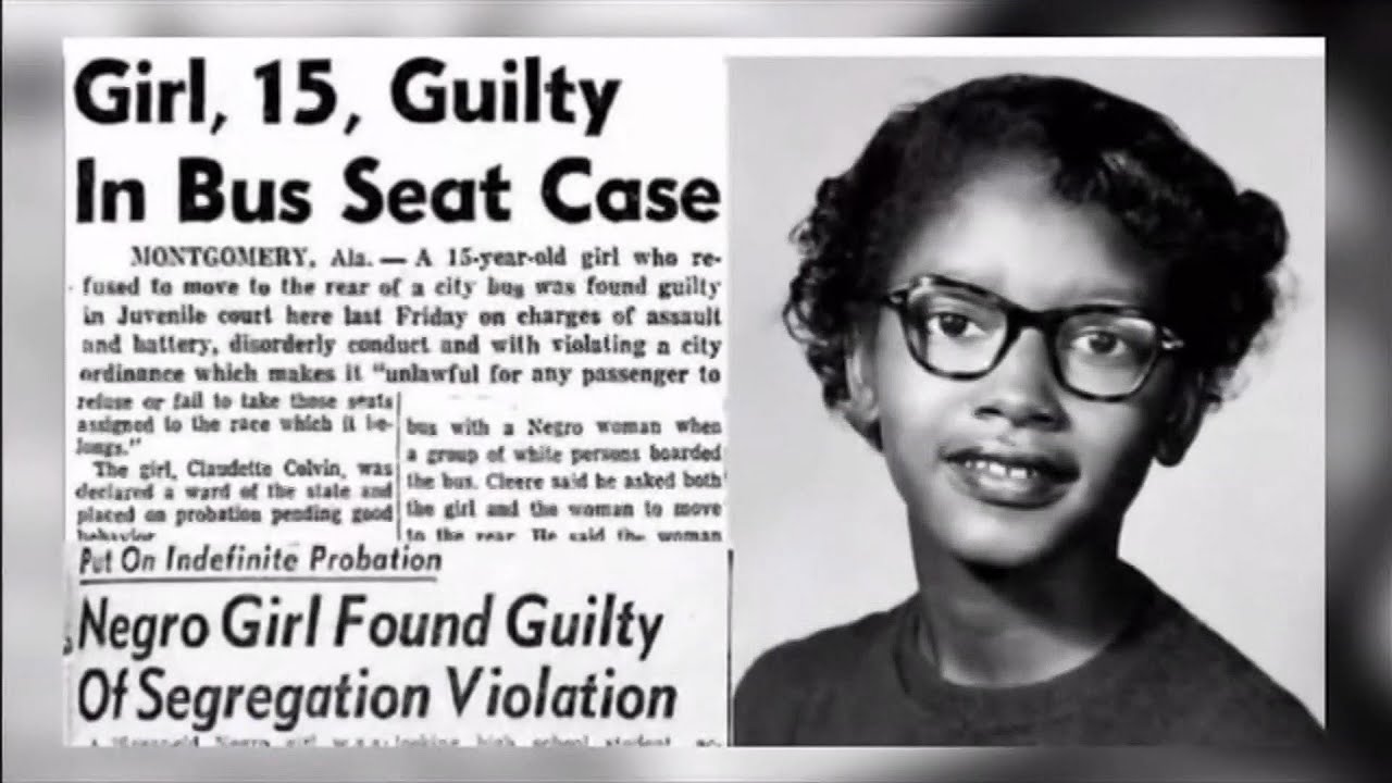 Claudette Colvin: Civil rights pioneer has record cleared (BLM) (USA) - ITV News - 17 December 2021
