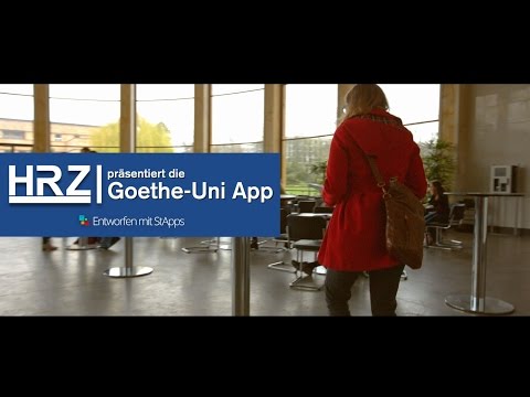 Videotrailer zur Goethe-Uni App