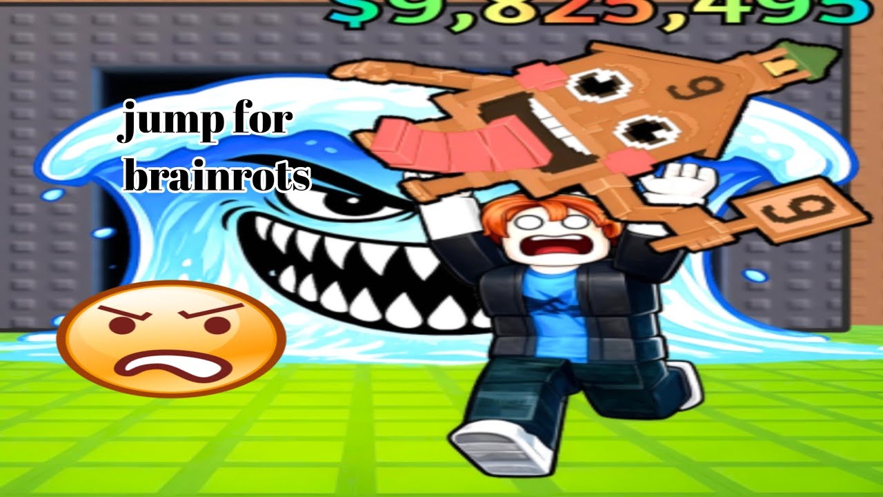 I jump for brainrots in roblox. روبلوكس 