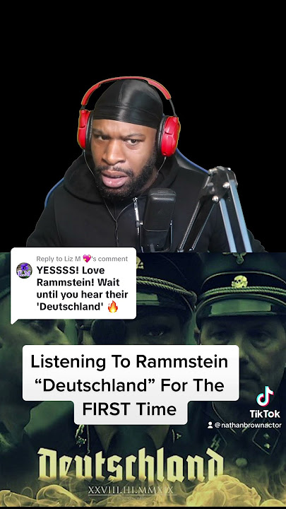 FIRST Time Listening To Rammstein “Deutschland”