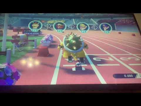 Mario Sonic At The Tokyo 2020 Olympic Games Team Bowser Fails In 4x100m Relay