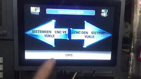 YONGA MES SİSTEMİNDE CNC DEN SERVER A PROGRAM DOSYASI YEDEKLEME