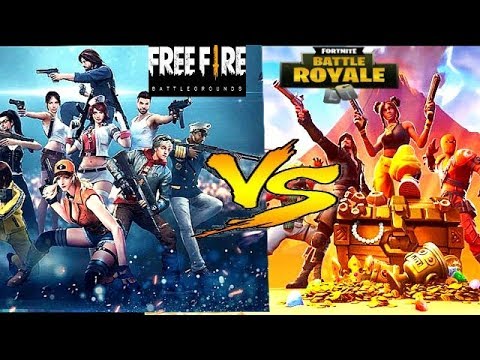 fortnite battle royale vs free fire, qual game é melhor na ...