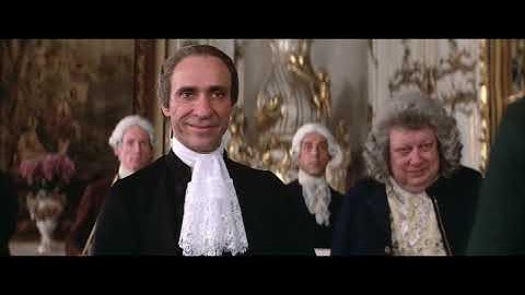AMADEUS REMASTERED HD - MOZART INSULTS SALIERI - PLAYS HIS OWN PIECE BETTER THAN HE DID