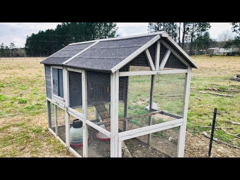 Putting Together A Chicken Coop From Tractor Supply