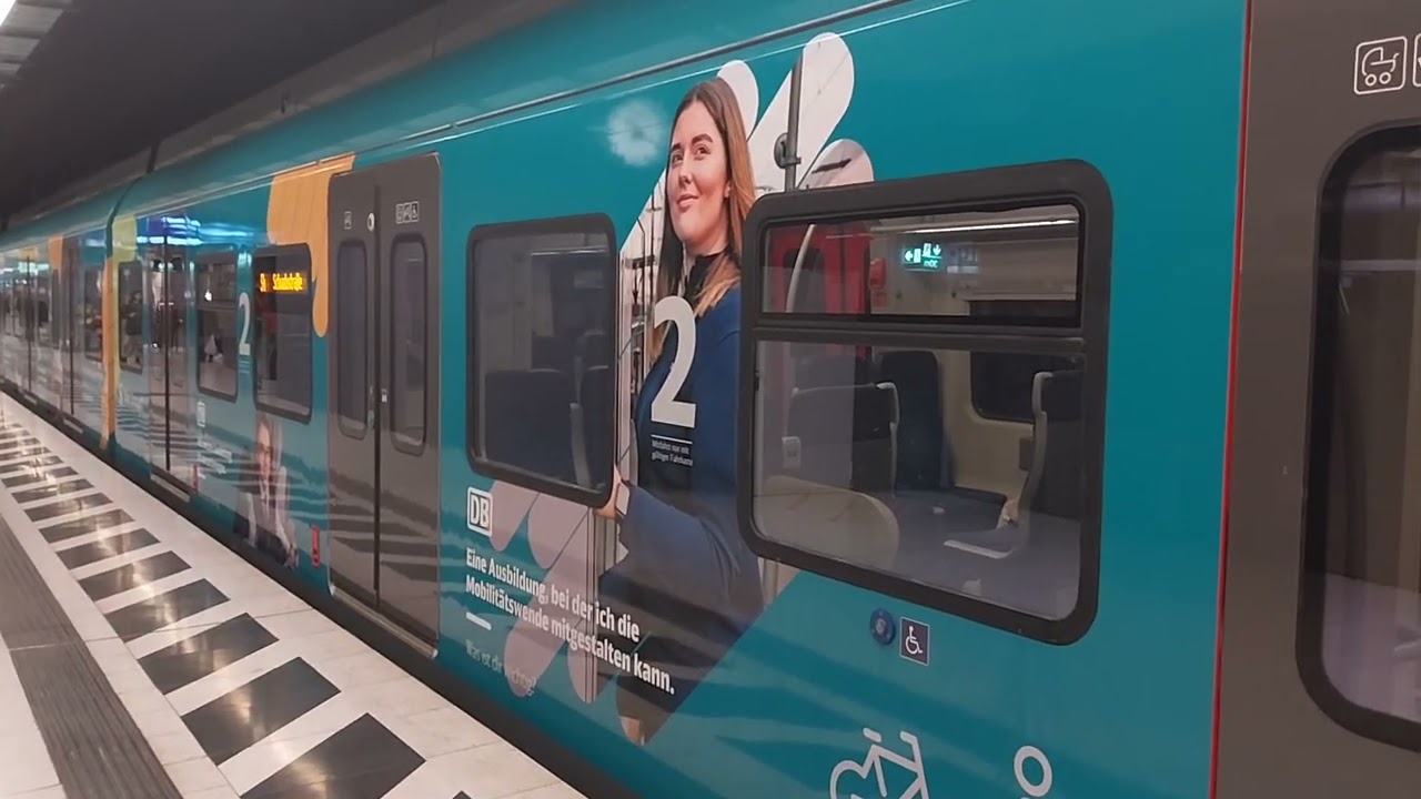 Trainspotting S-bahn Stuttgart am Stuttgarter Hbf Tief andere Seite