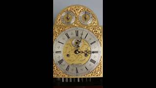 Gillett & Johnston Grandmother tubular longcase regulator clock