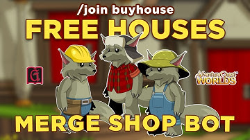 Free AC Houses (Non-Mem) & Bot for Building, Foundation, Decor Items Farm (Merge Shop) GRIMLITE REV