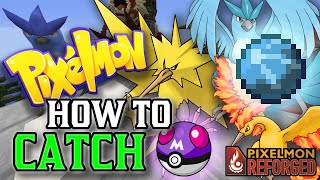 HOW TO CATCH ARTICUNO, ZAPDOS AND MOLTRES | Minecraft PIXELMON Mod 8.3.6