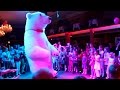 Я танцую с большим медведем.  Мой день рождения. Дискотека в Мулен Руж. Я на детской дискотеке