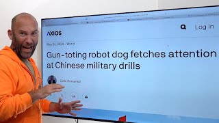 KILLER ROBOT DOG for CHINESE MILITARY - f35 is now obsolete...