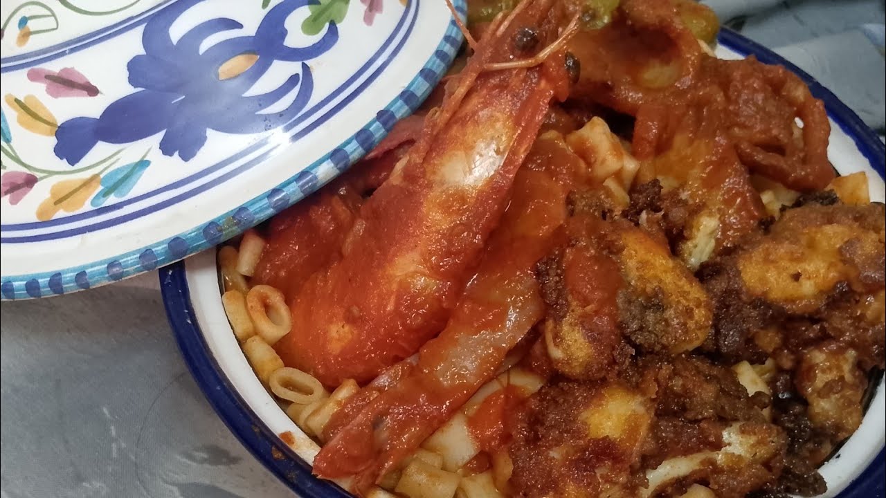 🌊🔥 مقرونة صالصة على طريقة قرقنة… بنة البحر في طبق واحد! 🍝