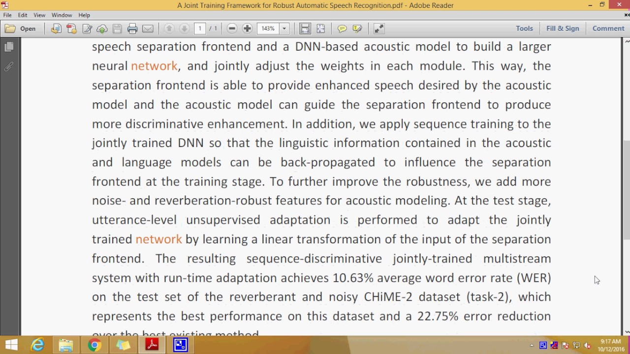 A Joint Training Framework for Robust Automatic Speech Recognition ...