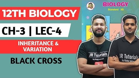 12th Biology | Chapter 3 | Inheritance & Variation | Lec 4 | Back Cross | Maharashtra Board |