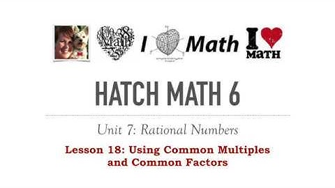 Hatch Math 6 Unit 7 Lesson 18